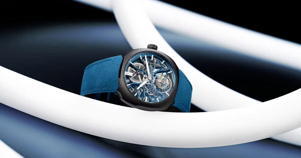 Streamliner Cylindrical Tourbillon Skeleton Alpine Limited Edition, press photo 1