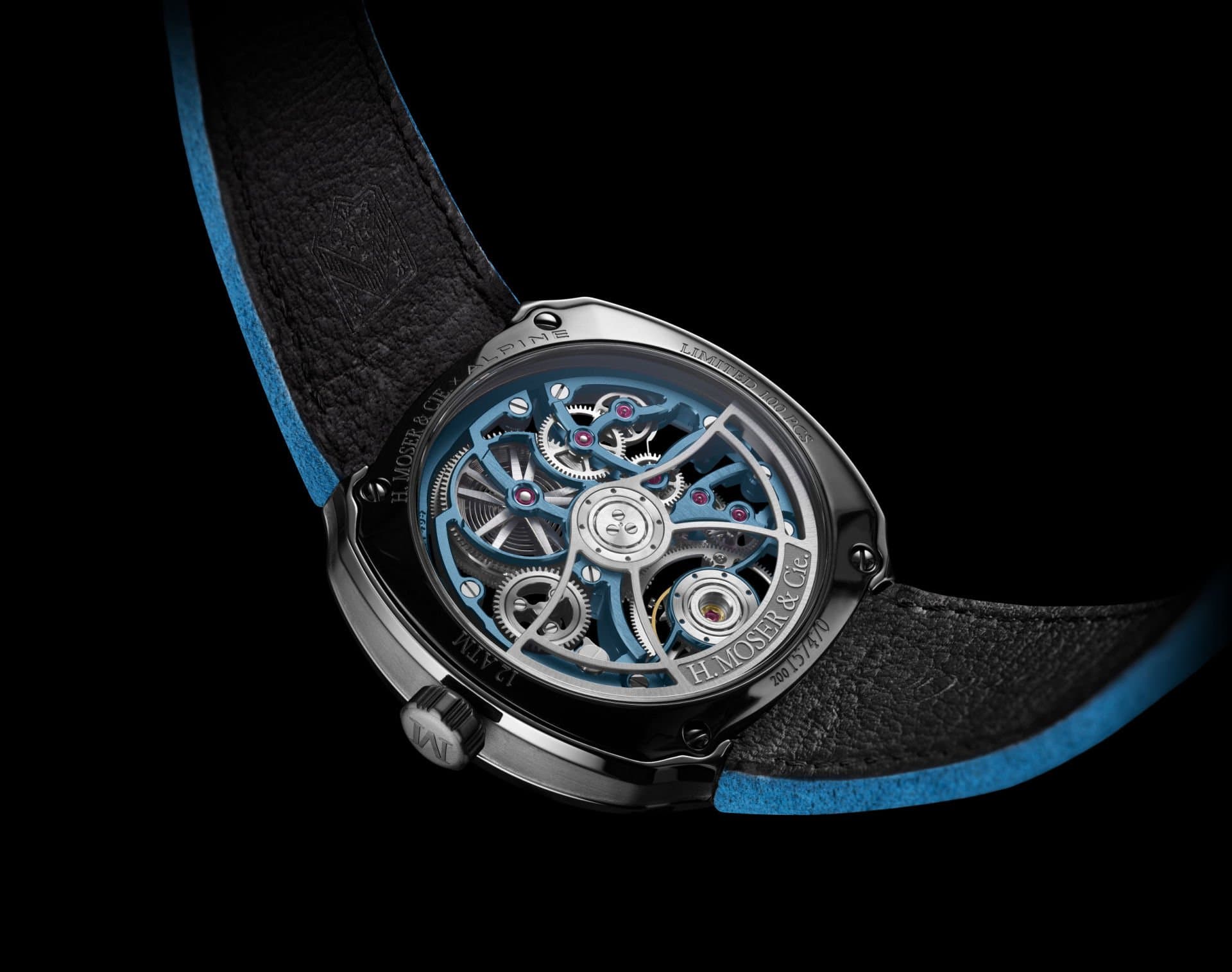 Streamliner Cylindrical Tourbillon Skeleton Alpine Limited Edition, press photo 3