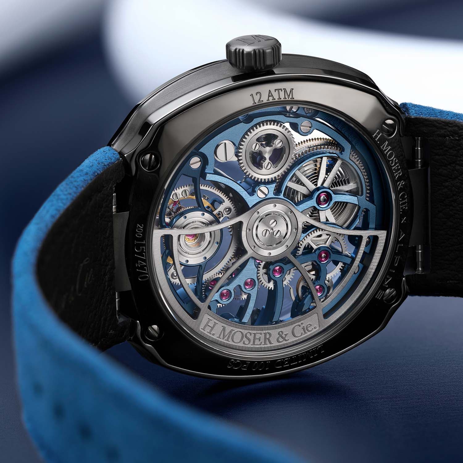 Streamliner Cylindrical Tourbillon Skeleton Alpine Limited Edition, press photo 8