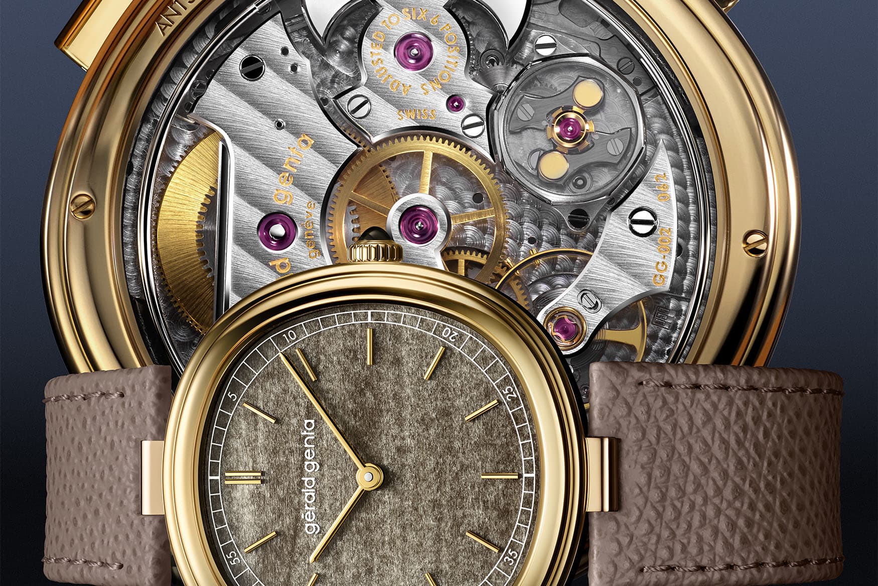 Gérald Genta Geneva Minute Repeater Golden Obsidian, press photo 9