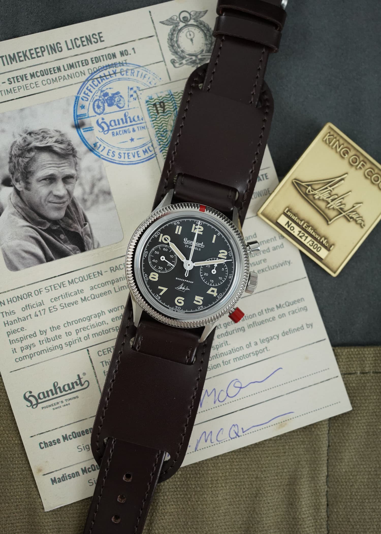 Hanhart 417 ES Steve McQueen Limited Edition No. 1, press photo 8