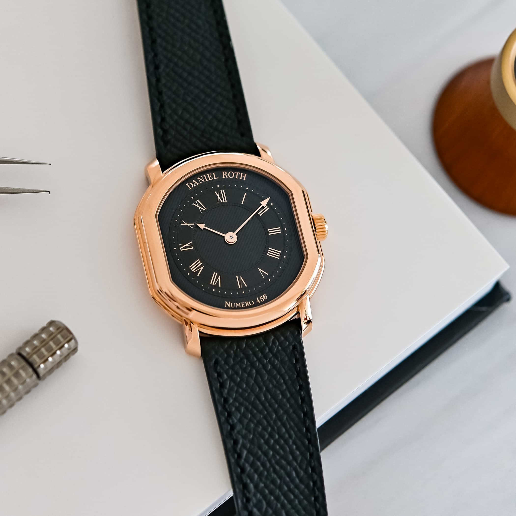 Daniel Roth Extra Plat Rose Gold With Gilt Dial, press photo 11