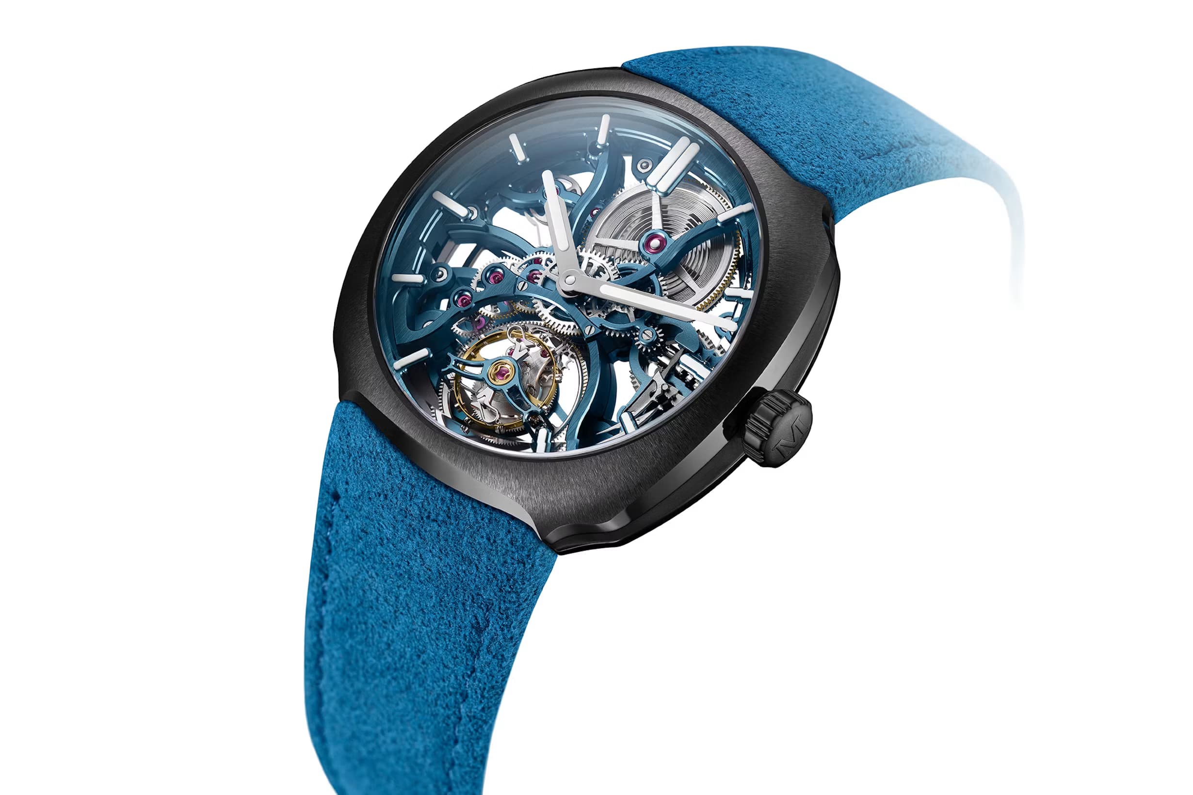 Streamliner Cylindrical Tourbillon Skeleton Alpine Limited Edition, press photo 5
