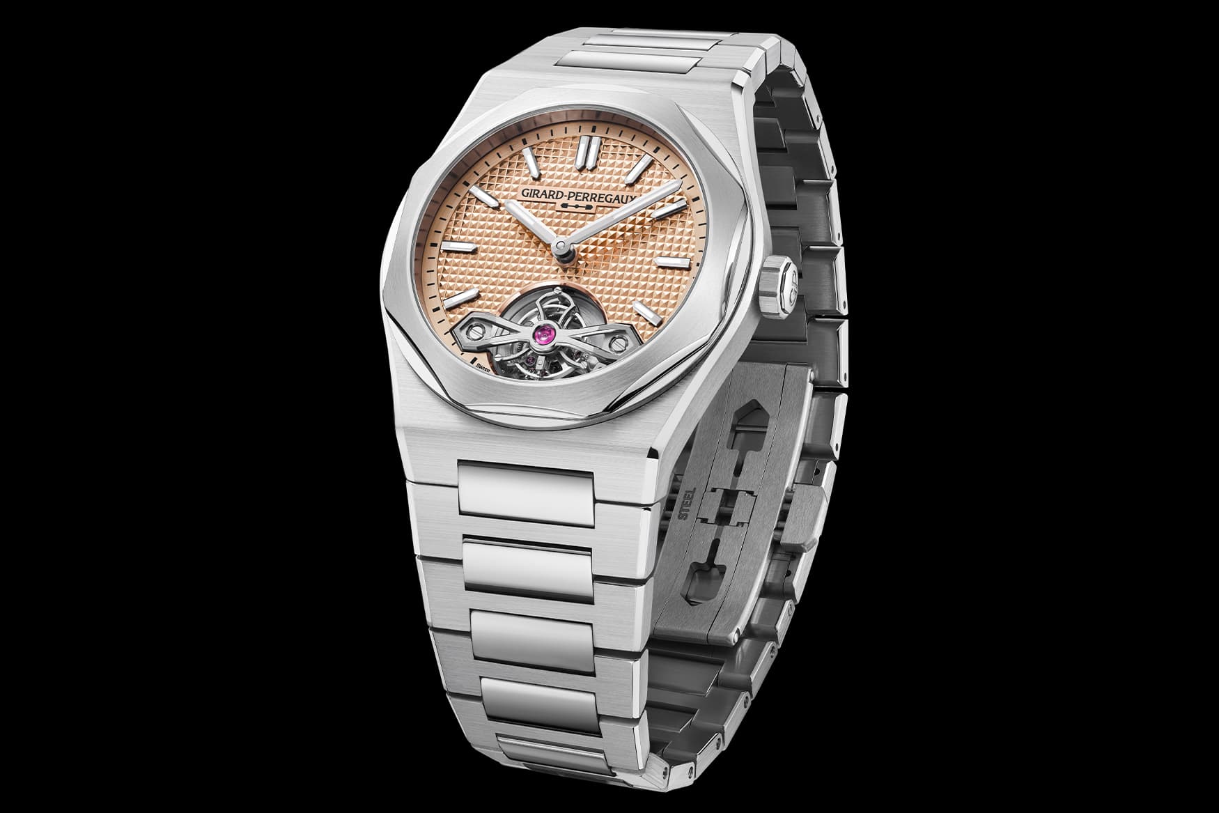 Girard-Perregaux Laureato Fifty Tourbillon Micro-Rotor 39mm, press photo 12