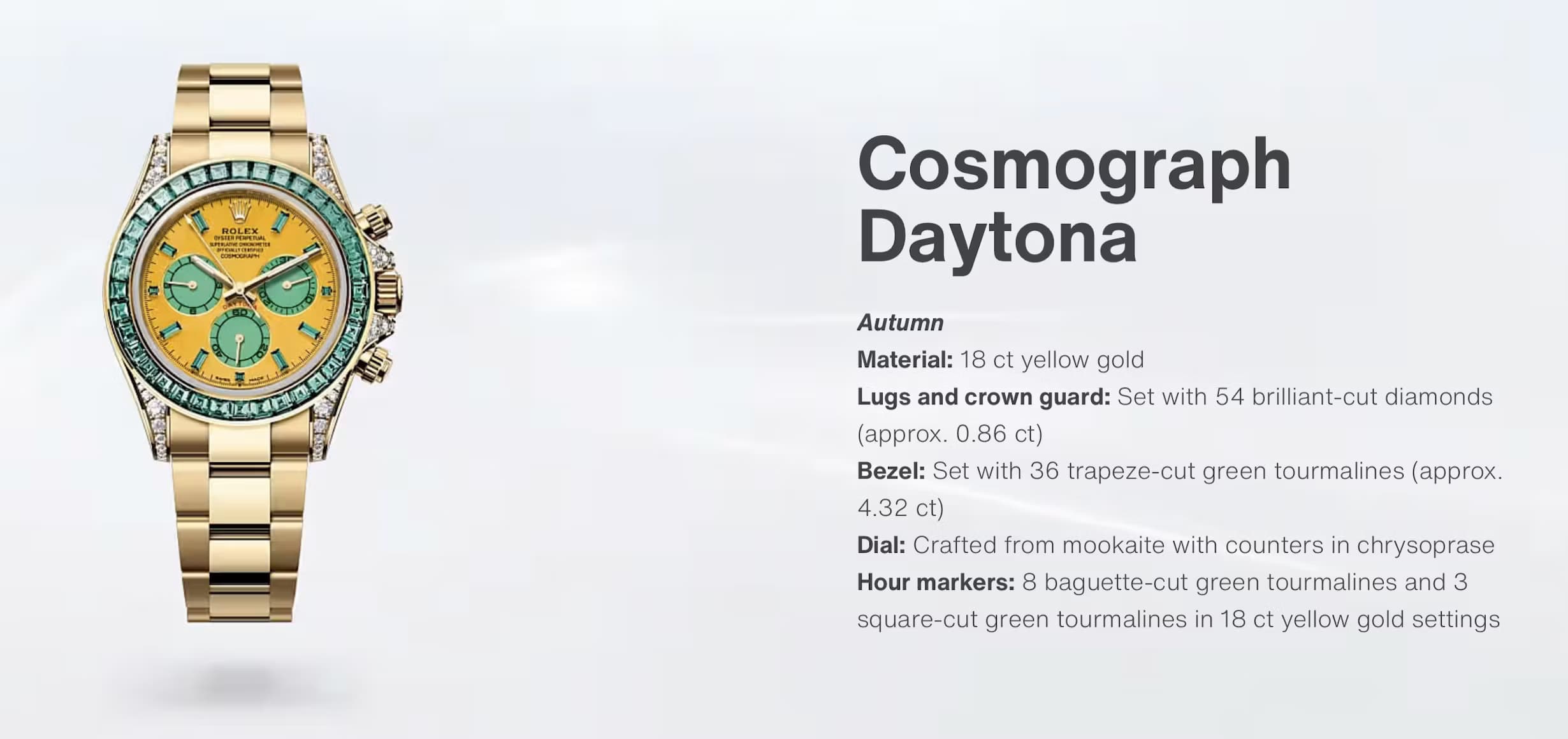 Cosmograph Daytona "Four Seasons" – Autumn, press photo 4