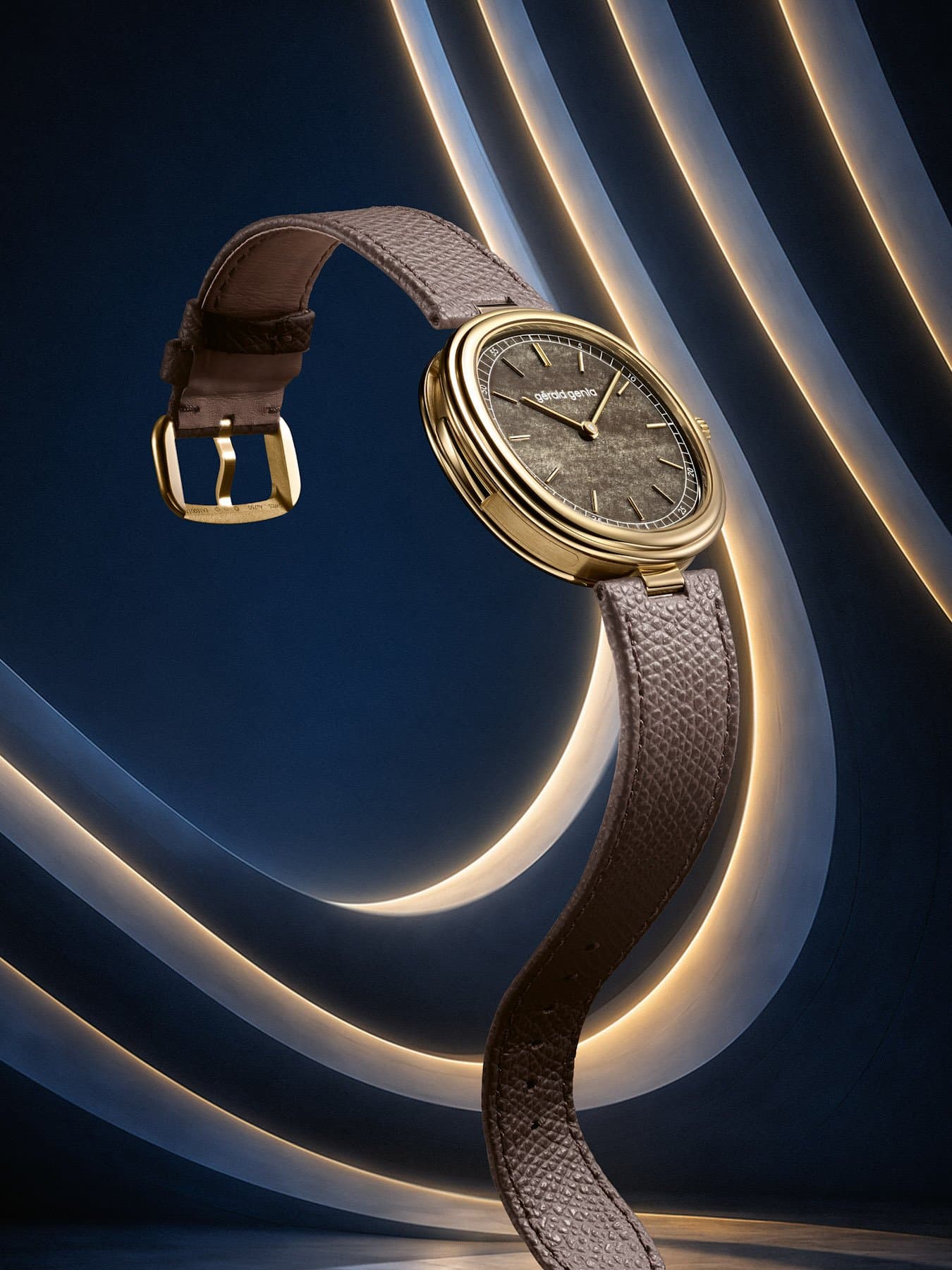 Gérald Genta Geneva Minute Repeater Golden Obsidian, press photo 11
