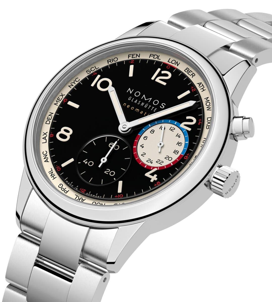 Nomos Club Sport Neomatik Worldtimer Dark, press photo 5