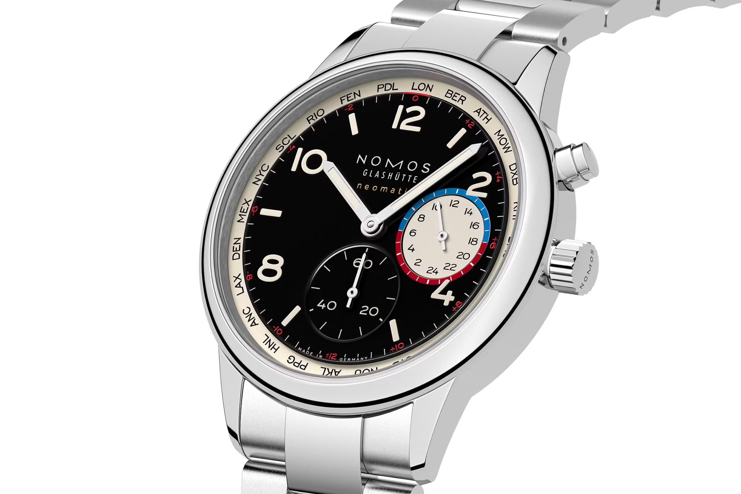 Nomos Club Sport Neomatik Worldtimer Dark, press photo 11