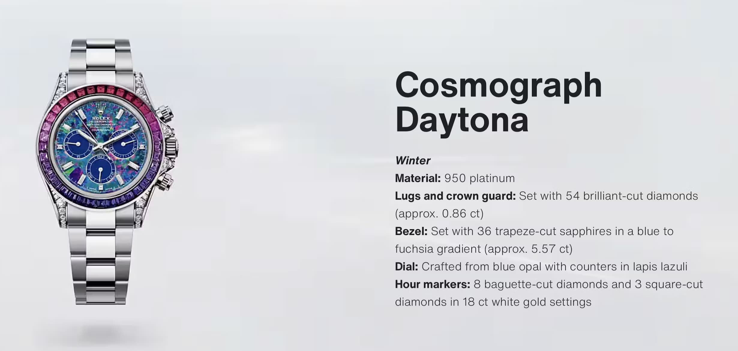 Cosmograph Daytona "Four Seasons" – Autumn, press photo 3
