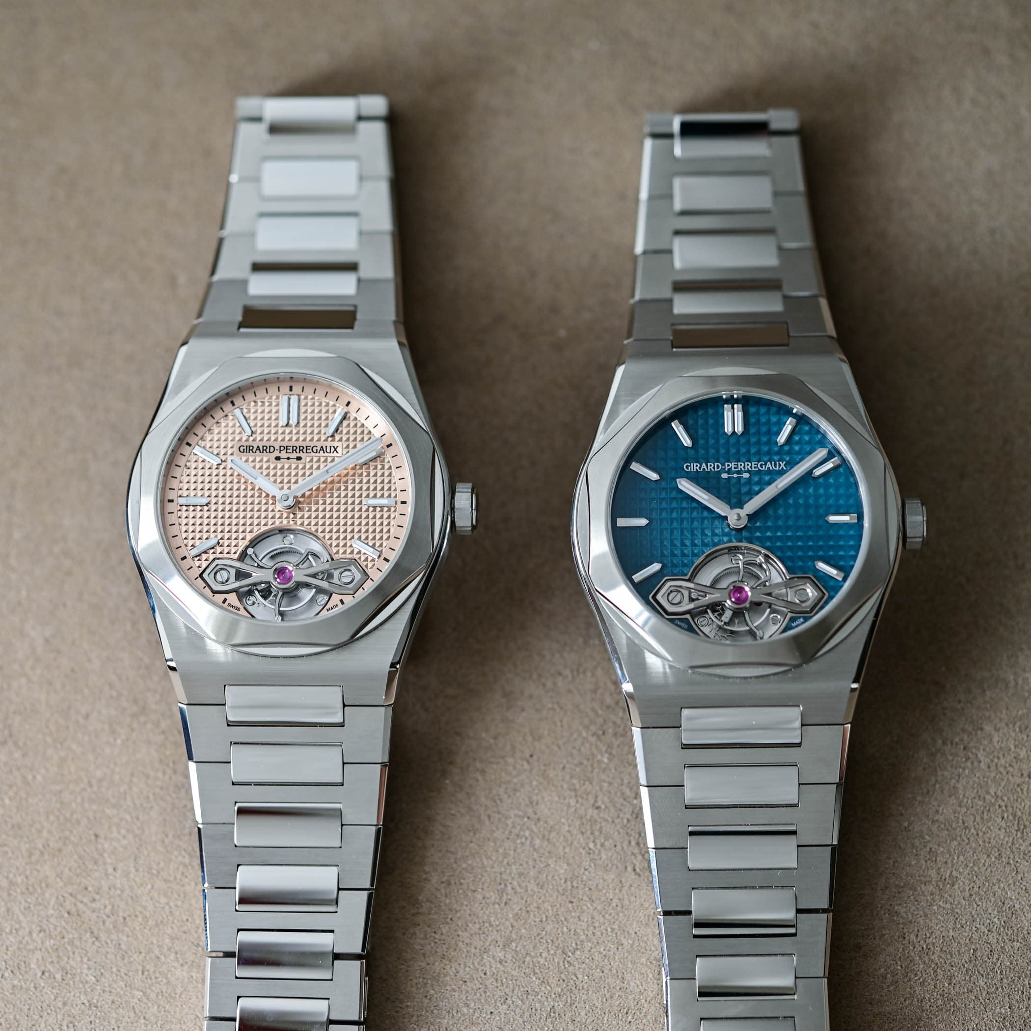 Girard-Perregaux Laureato Fifty Tourbillon Micro-Rotor 39mm, press photo 3