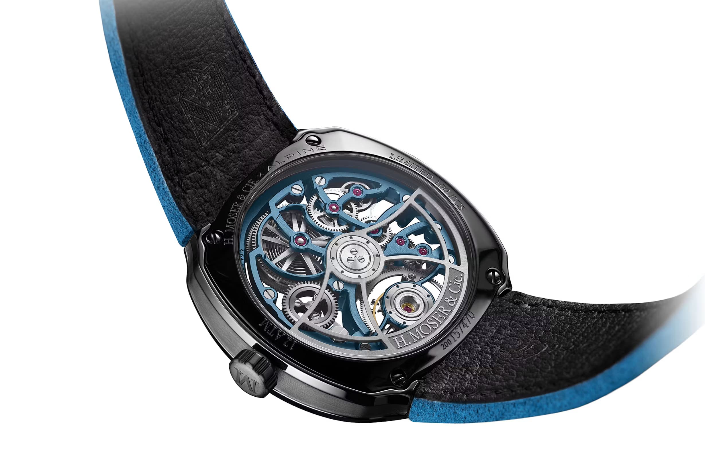 Streamliner Cylindrical Tourbillon Skeleton Alpine Limited Edition, press photo 6